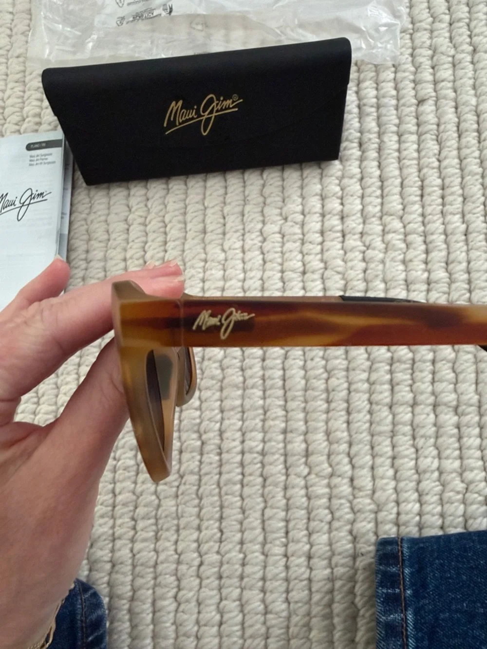 Maui Jim NWOT Koko Head polarized matte tortoise glasses - Picture 3 of 7